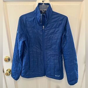 Marmot Women's Blue Puffer Jacket Medium